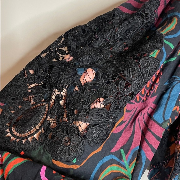 FARM Rio | Women’s Frutis Dream Puff Sleeve Blouse Size Large - Picture 8 of 8